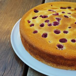 Kuchen de ricota frambuesa