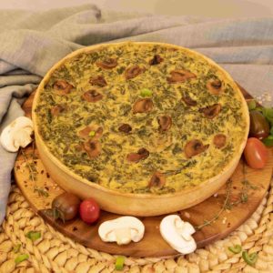Quiche de Espinaca Ricota Champinon