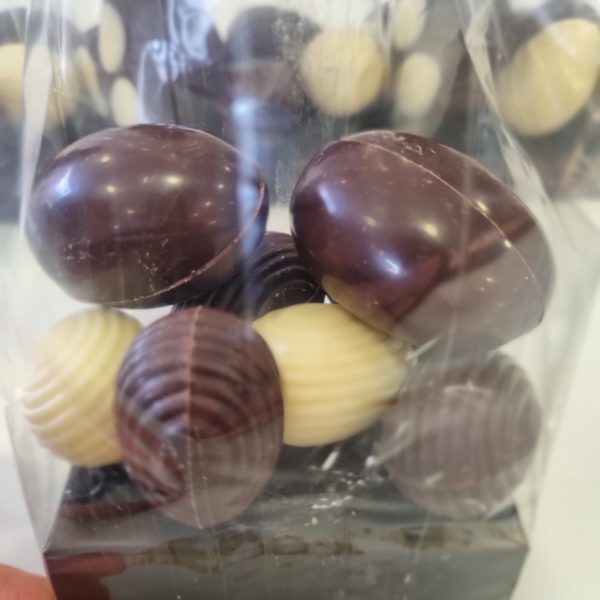 Huevitos de chocolate sin azucar